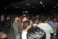 Pawan Fans Hungama at Sreeramulu Theatre